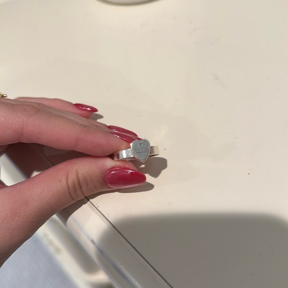 Gucci heart ring silver size Small 13 (US 6.5) - Picture 3 of 3